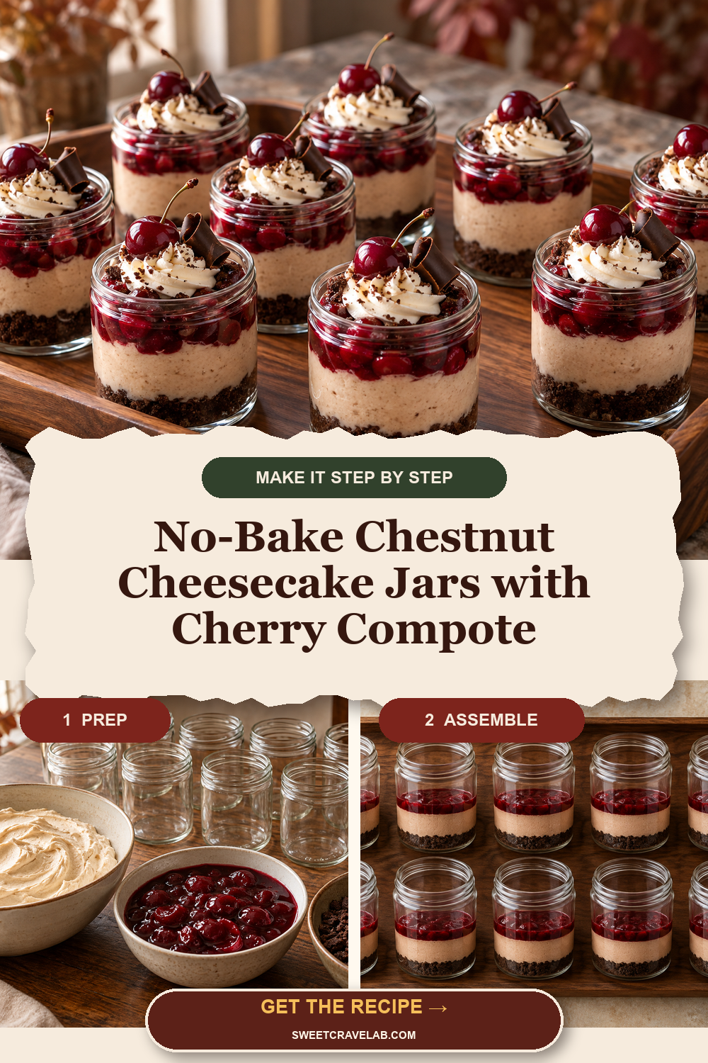 Elegant No-Bake Autumn Dessert Jars