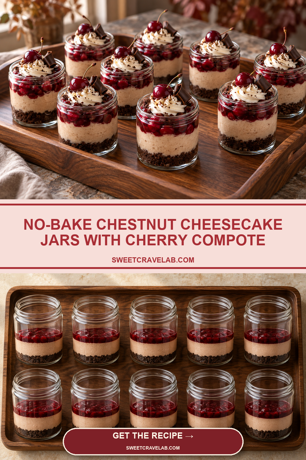 Make-Ahead Chestnut Cheesecake Parfaits
