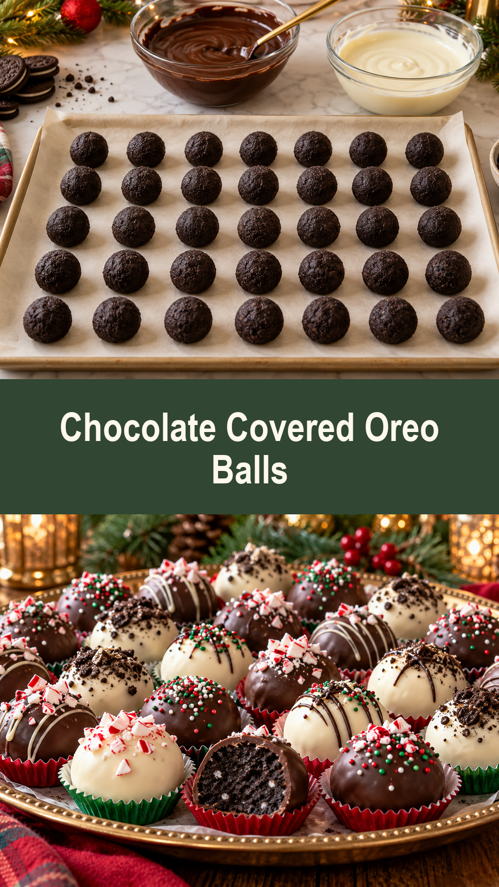 Chocolate Covered Oreo Balls