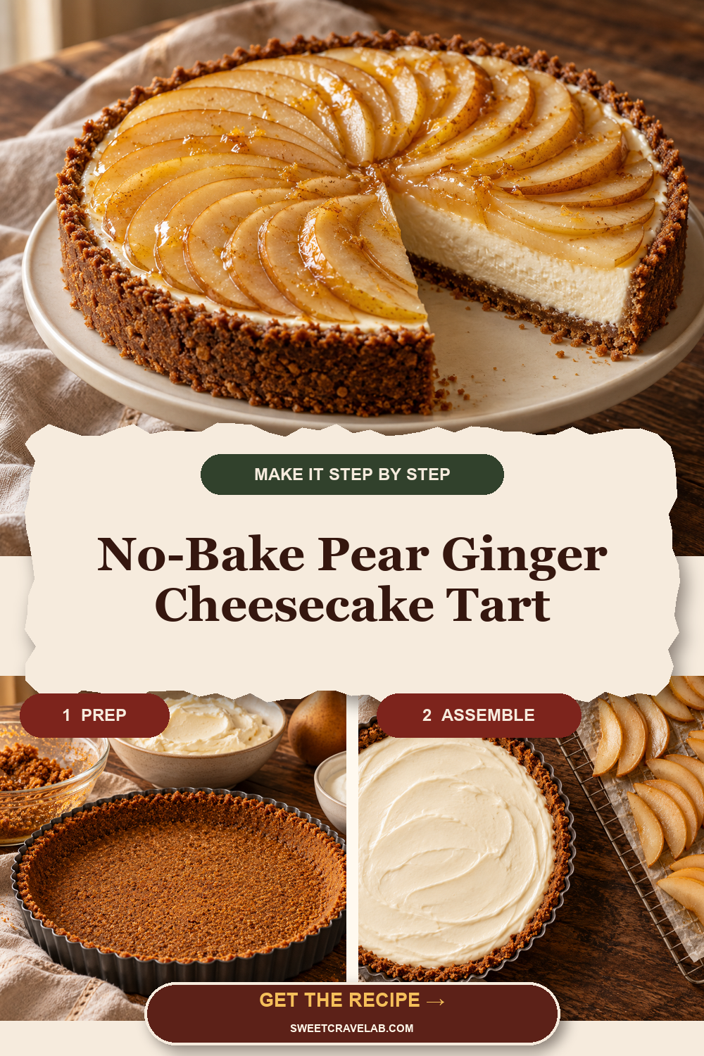 Easy Gingersnap Pear Dessert