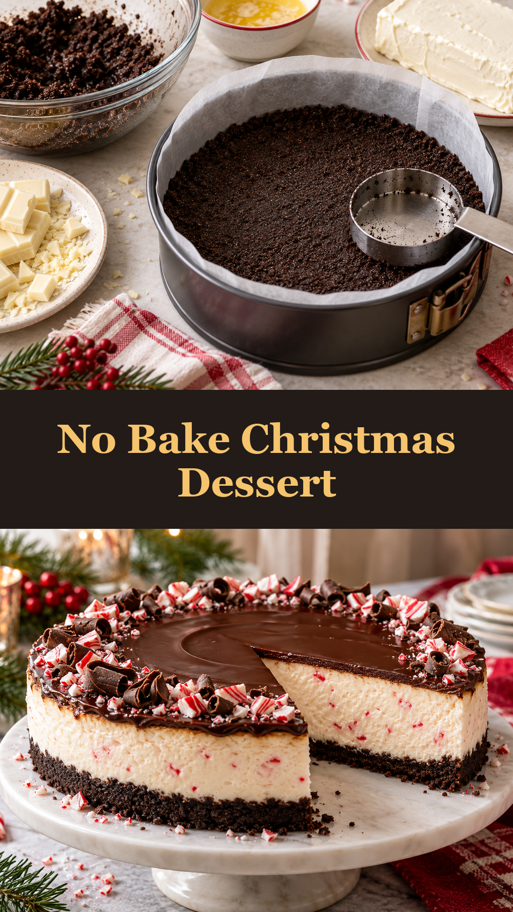 No Bake Christmas Dessert