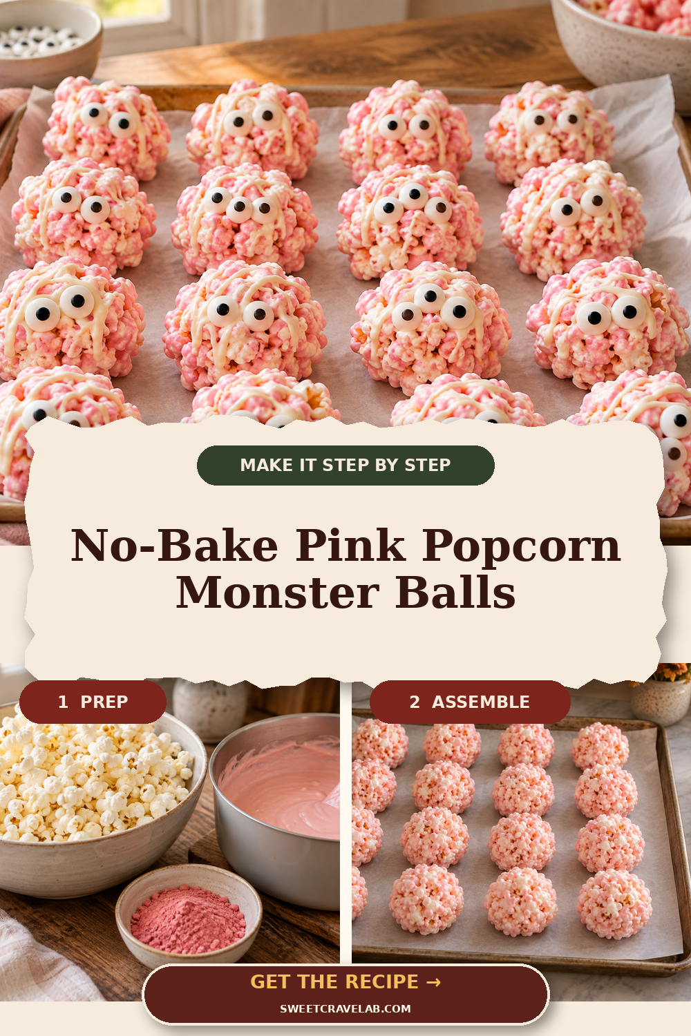 Strawberry Marshmallow Monster Treats