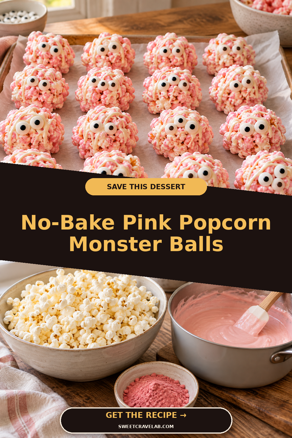 How to Make Popcorn Monster Balls