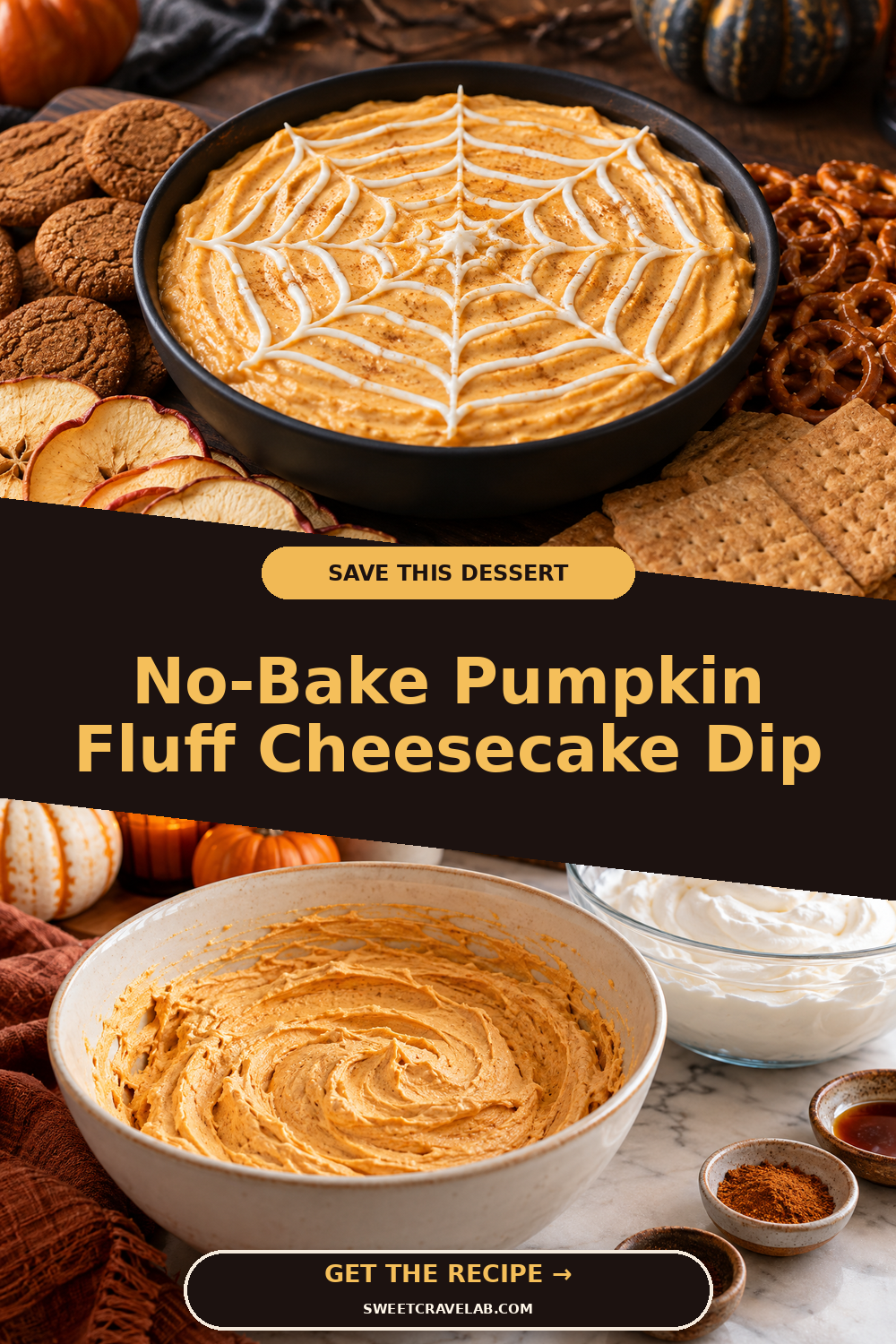 Make-Ahead Pumpkin Dip for Halloween Parties