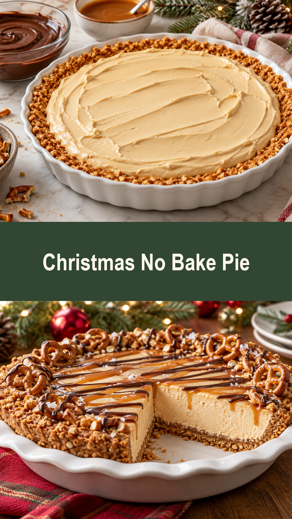 Christmas No Bake Pie
