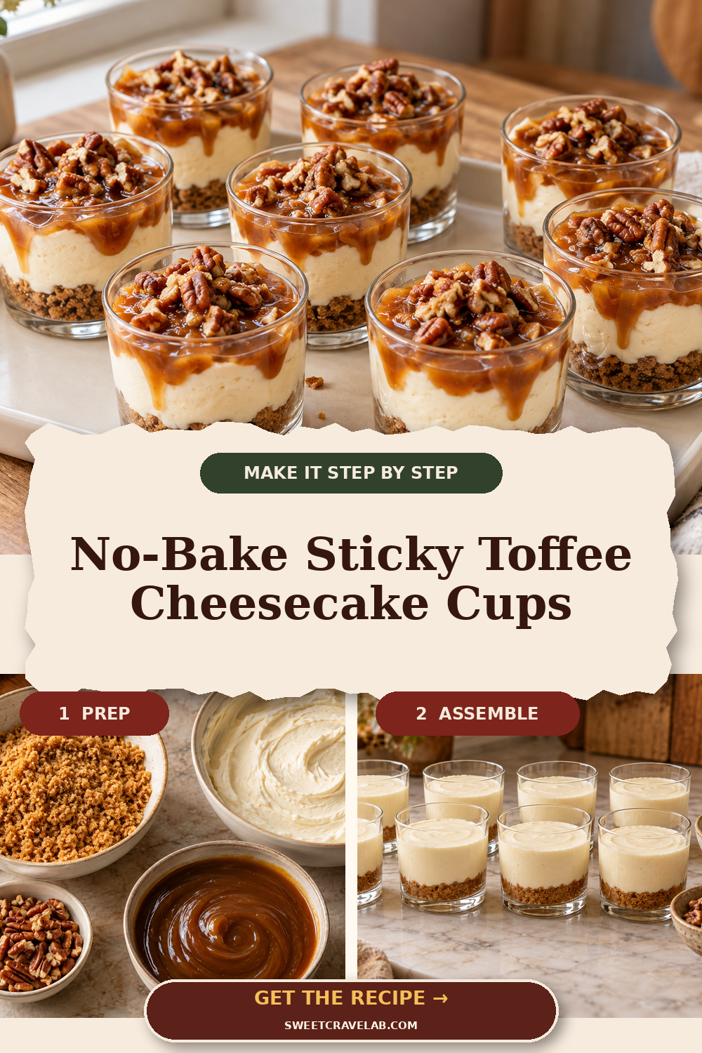 Make-Ahead Autumn Cheesecake Dessert