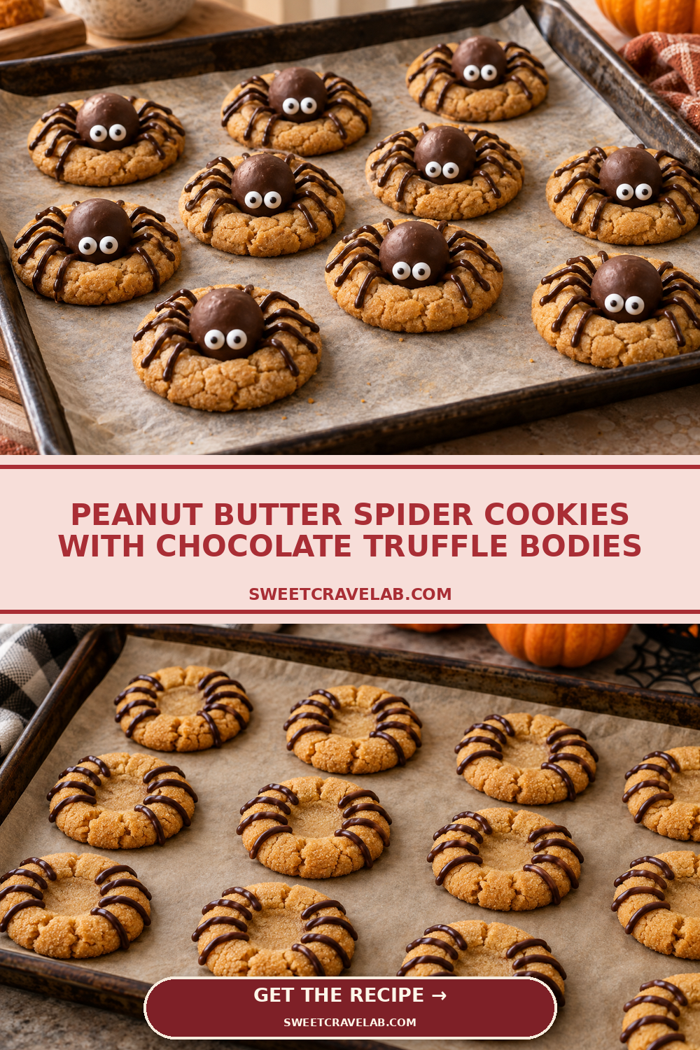 How to Make Peanut Butter Spider Cookies