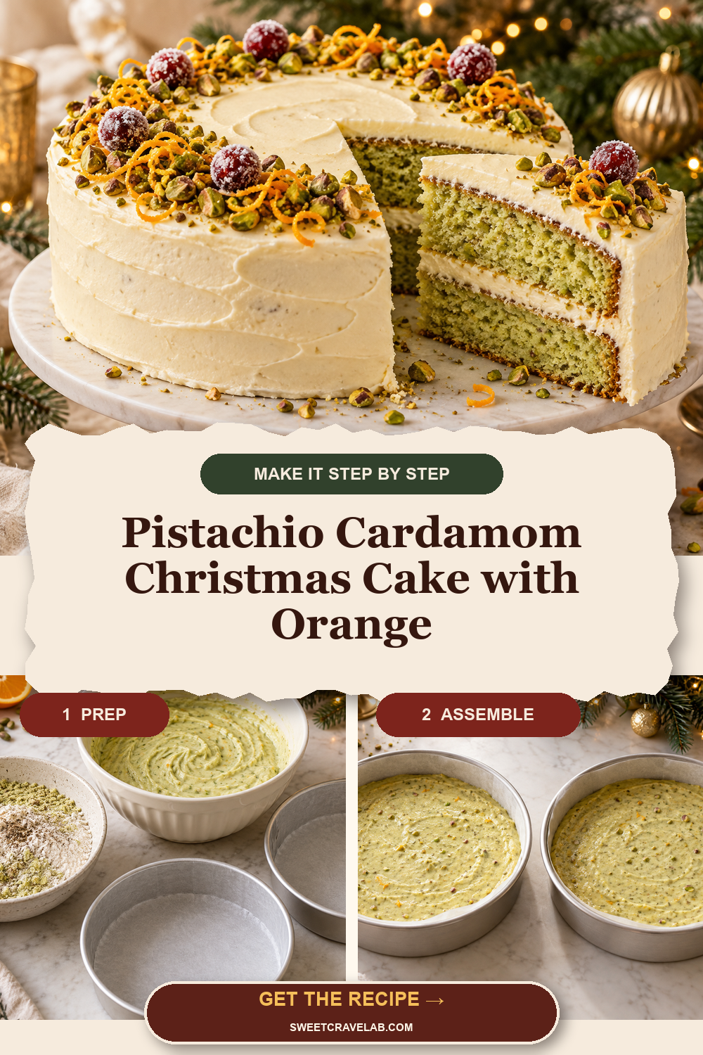 How to Make Pistachio Cardamom Cake