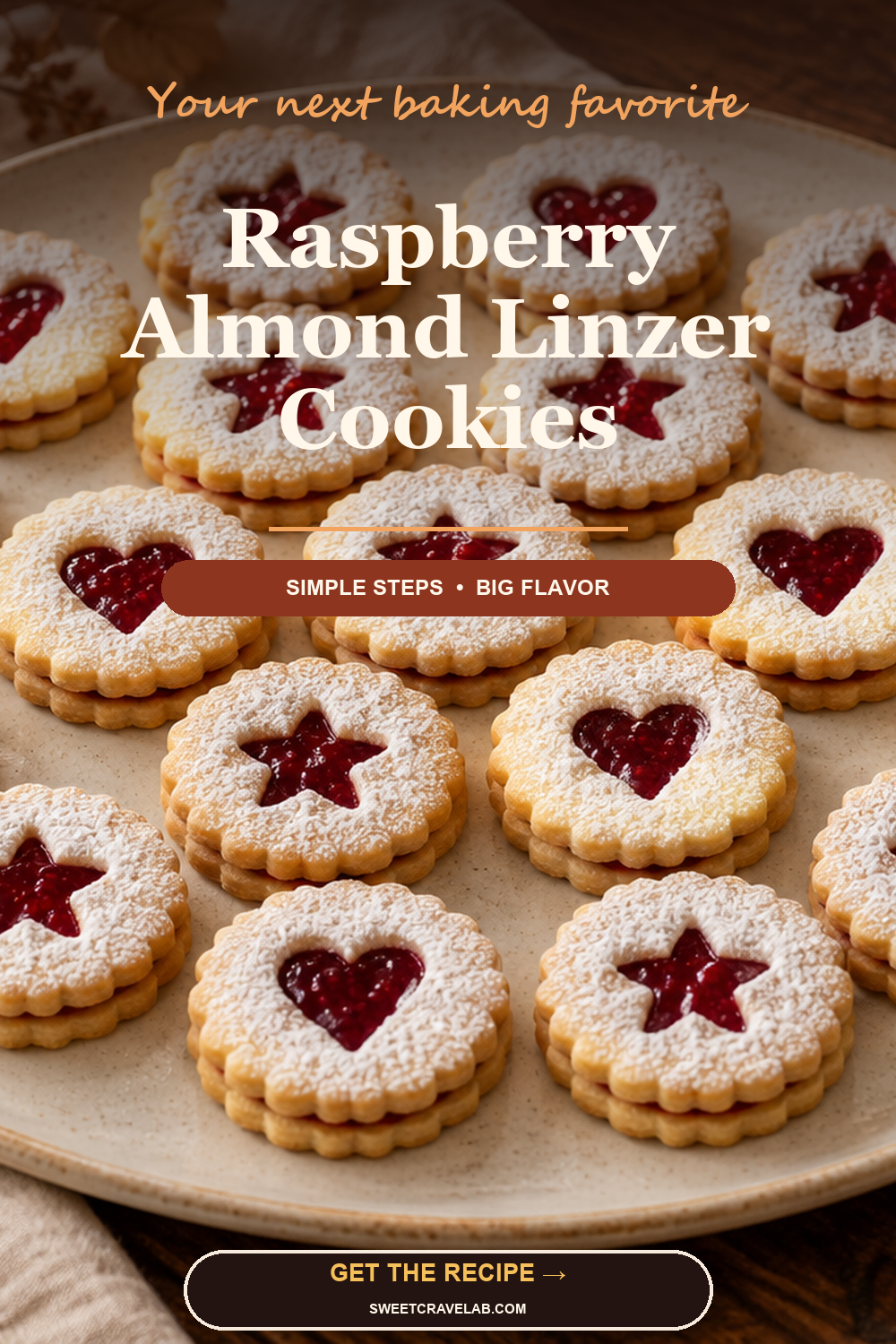 Easy Jam Window Linzer Cookies