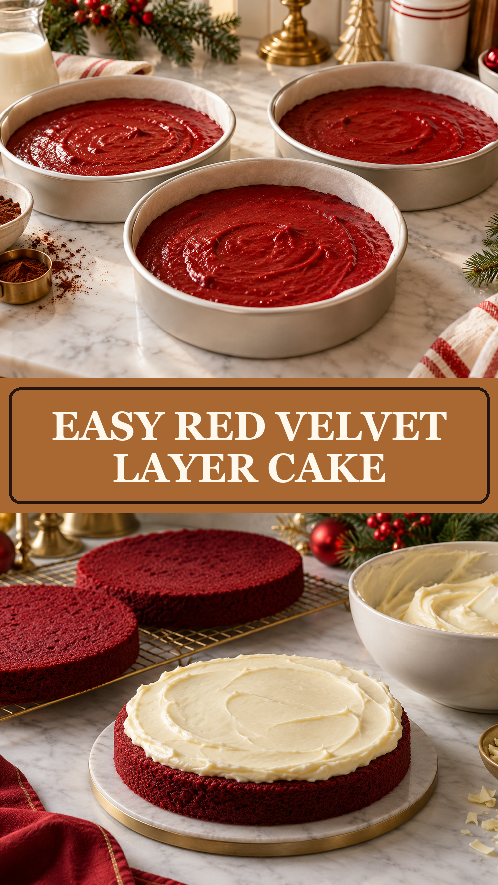 Easy Red Velvet Layer Cake