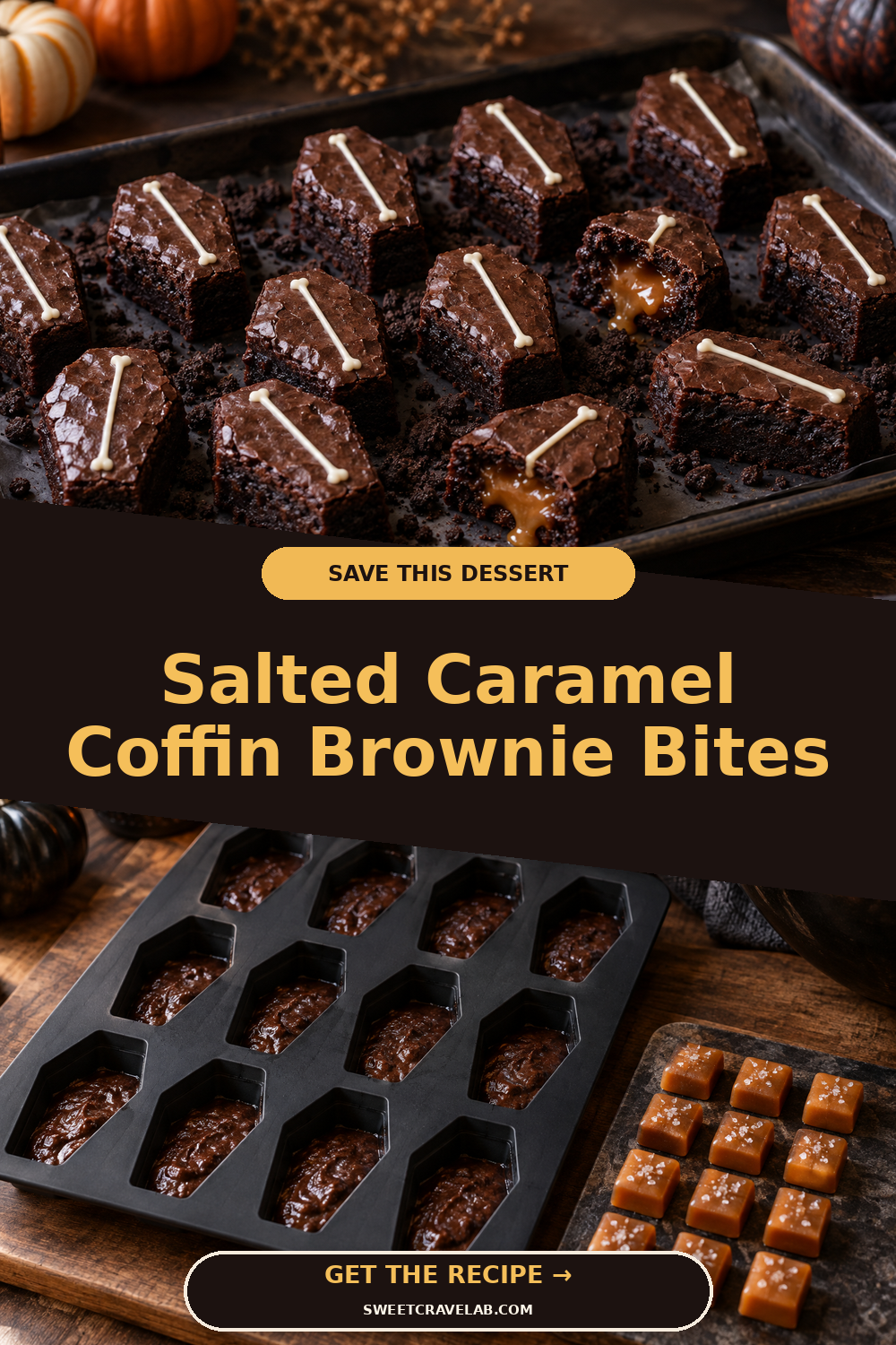 Easy Halloween Brownie Bites for Parties