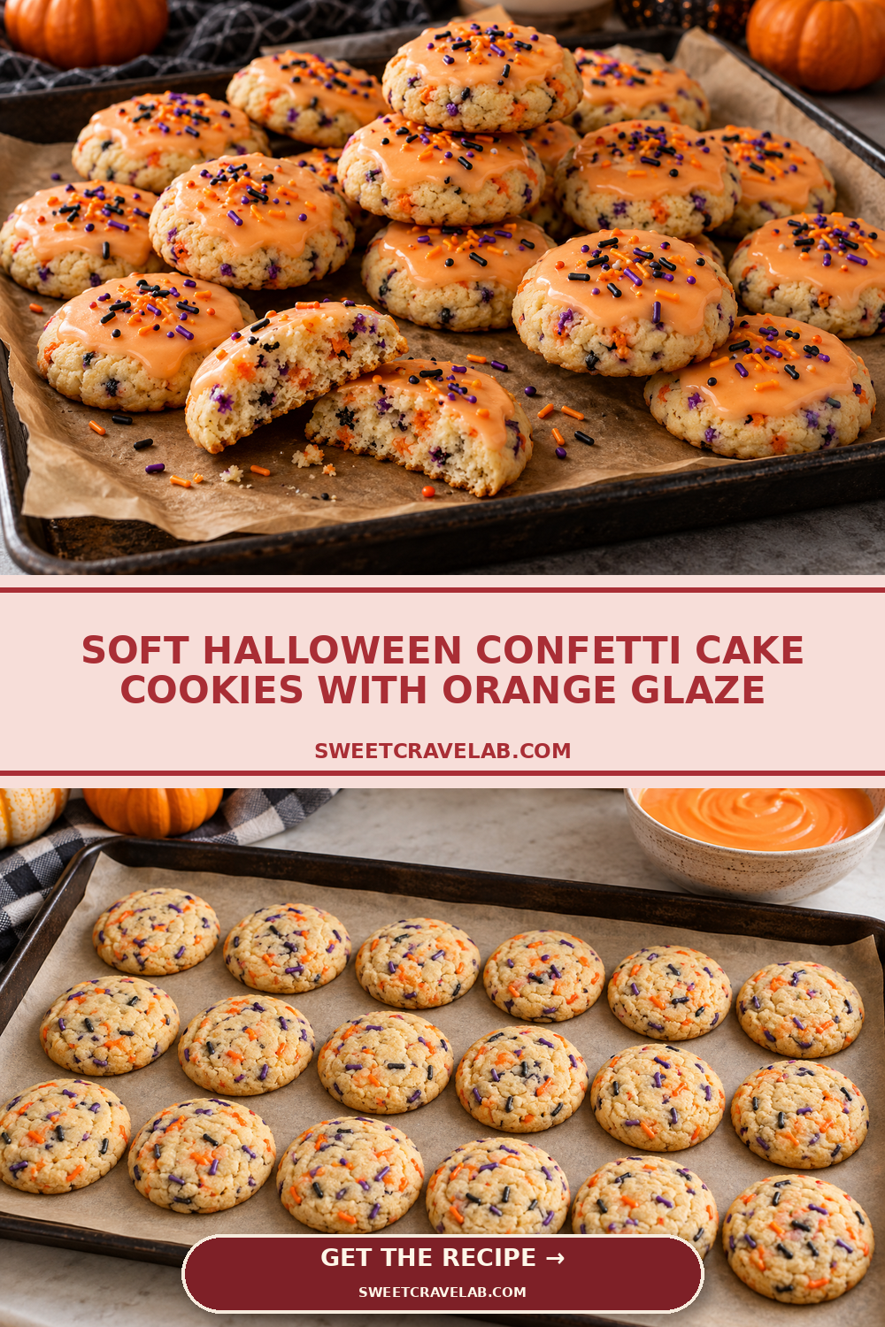 How to Make Halloween Confetti Cookies