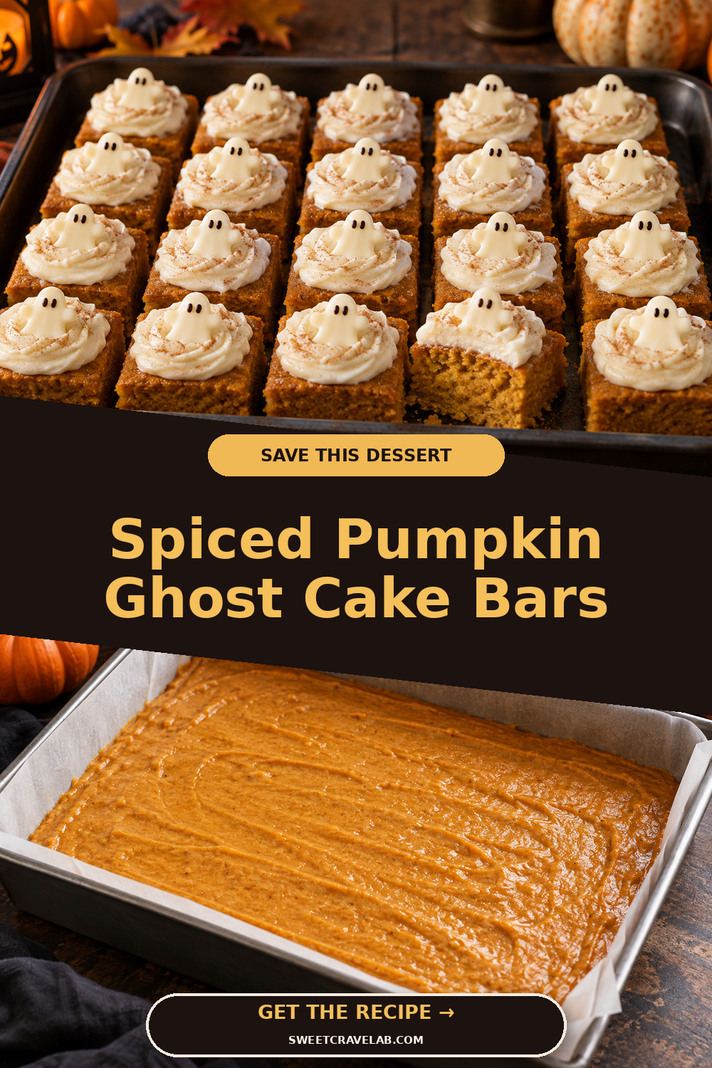 Portable Pumpkin Halloween Dessert