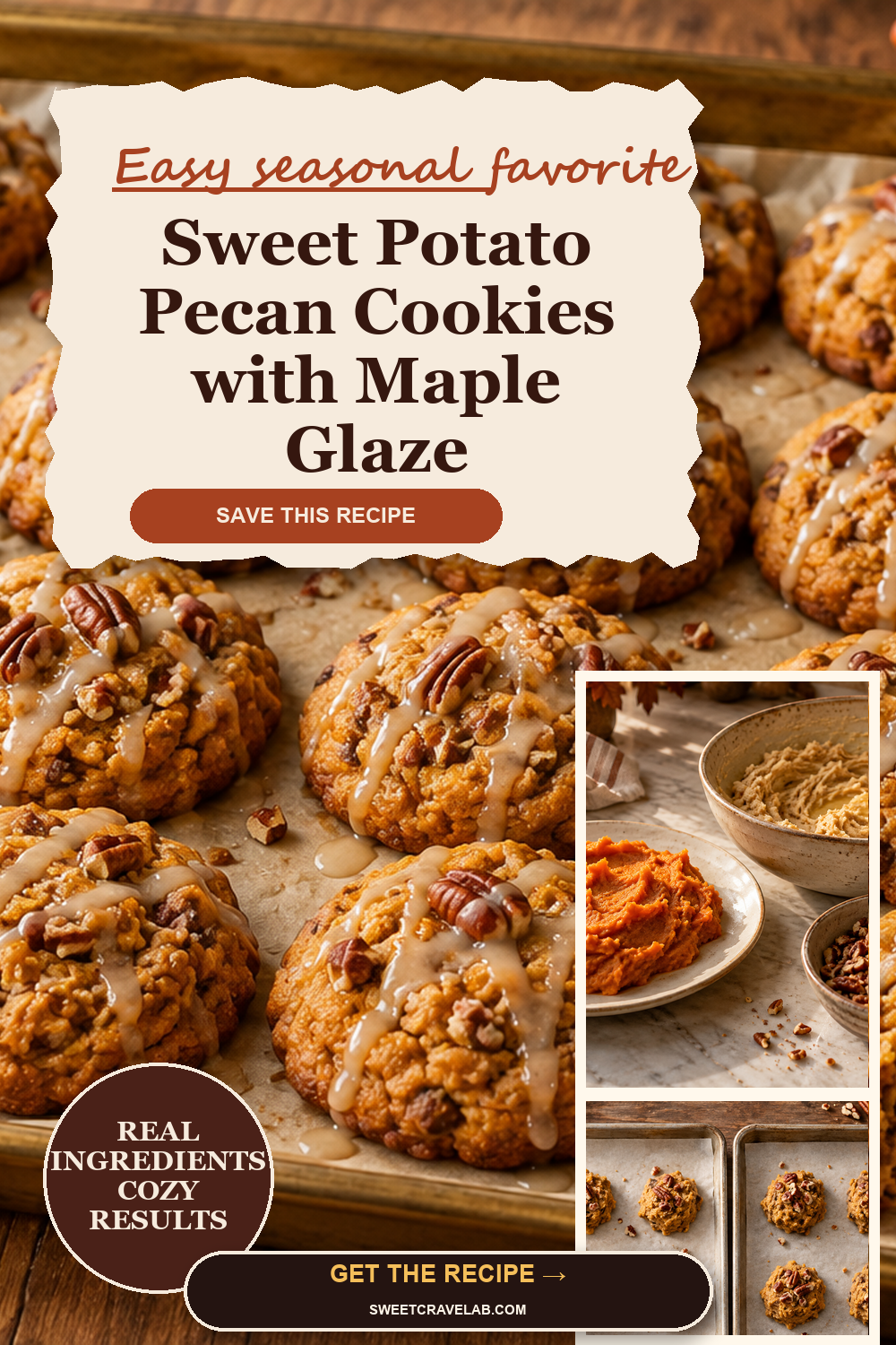 Sweet Potato Pecan Cookies