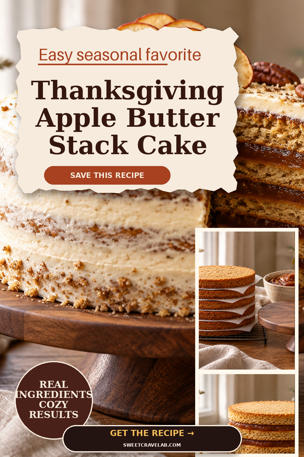 Thanksgiving Apple Butter Stack Cake