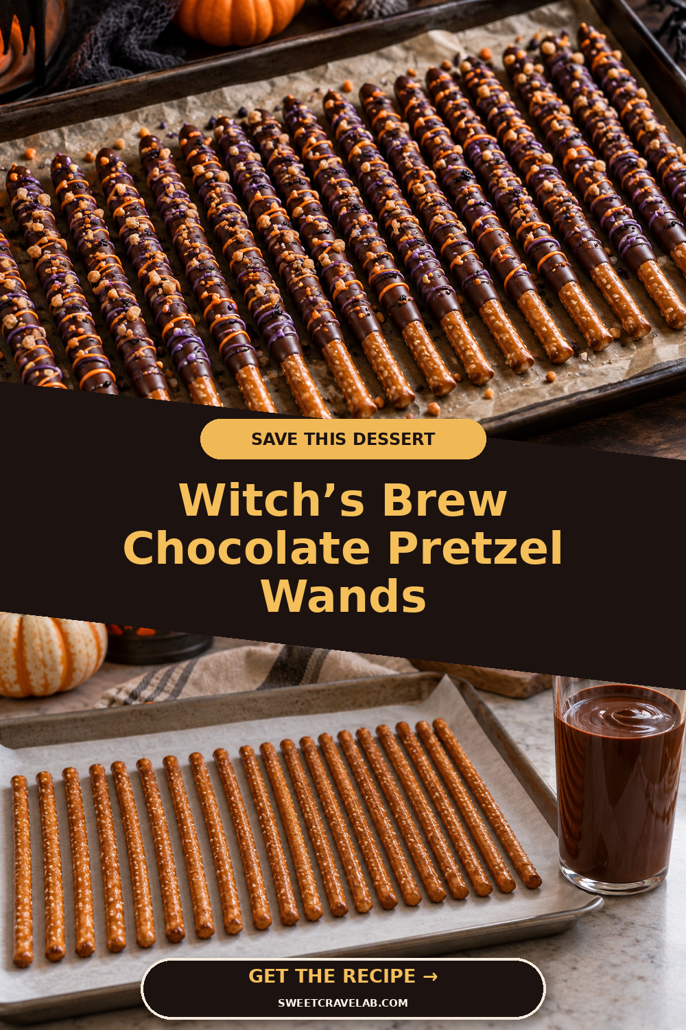 Sweet and Salty Halloween Pretzel Treats
